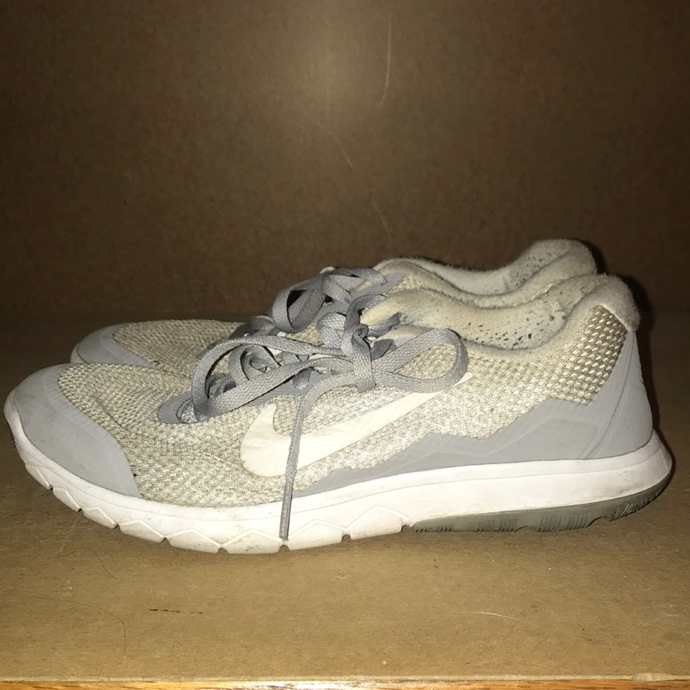 Gray Nike Tennis Shoes
